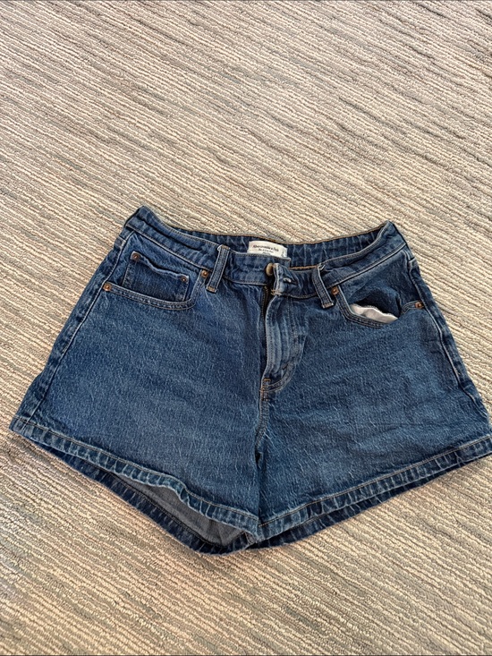 Abercrombie & Fitch Pants - Abercrombie A-Line Mid-Rise Denim Shorts